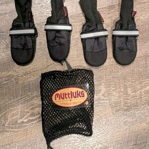 Muttluks Dog Boots - Size  Small - Black